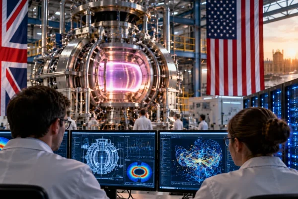 British and American fusion research facility combining a fusion reactor, supercomputing and artificial intelligence