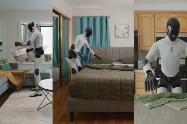 Video still from Figure says humanoid robot worked across 30 homes it had never seen